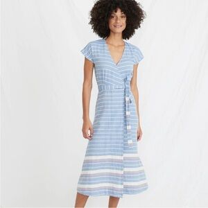 Marine Layer Midi Wrap Dress